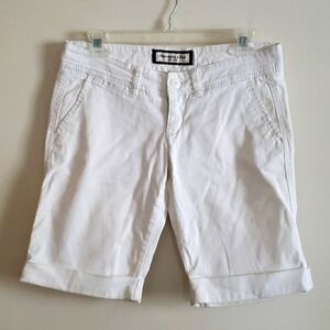 Abercrombie and Fitch Bermuda shorts, white, women's size 2, summer, beach